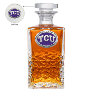 Texas Christian University Heritage Decanter