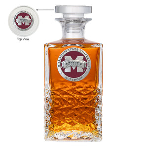 Mississippi State University Bulldogs "M" Logo Heritage Decanter