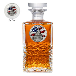 US Capitol Dome Heritage Decanter