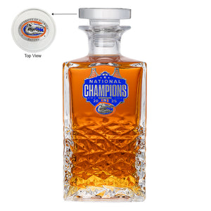 2025 Univ. of Florida Basketball Champ Heritage Decanter