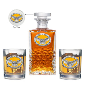 Kennesaw State University Heritage Decanter with 2 Glasses