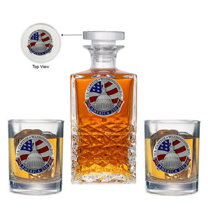 America's 250th Anniversary Capitol Dome Heritage Decanter with 2 Glasses - Heritage Metalworks, Inc.