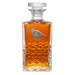 Desert Quail Heritage Decanter