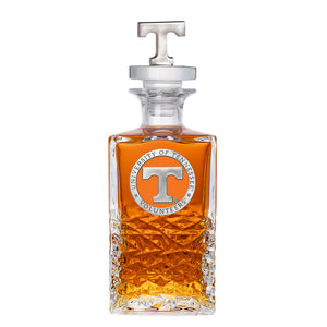 University of Tennessee Heritage Decanter with 3D Top