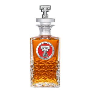 Texas Tech University Heritage Decanter with 3D Top