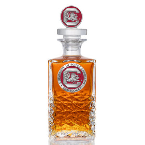 University of South Carolina Gamecocks Heritage Decanter with 3D Top