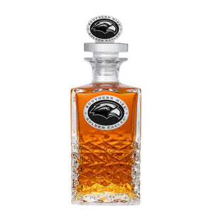 University of Southern Mississippi Heritage Decanter w/ 3D Top