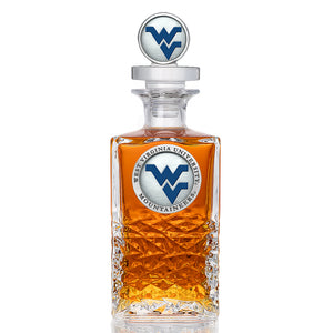 West Virginia University Heritage Decanter with 3D Top