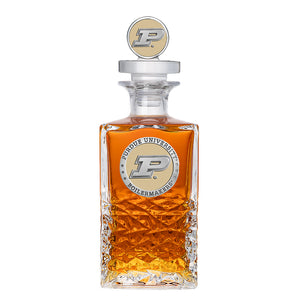 Purdue University Heritage Decanter with 3D Top