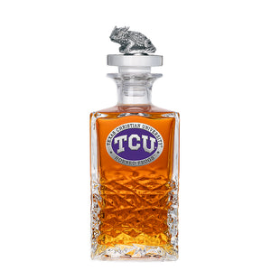 Texas Christian University Heritage Decanter with 3D Top