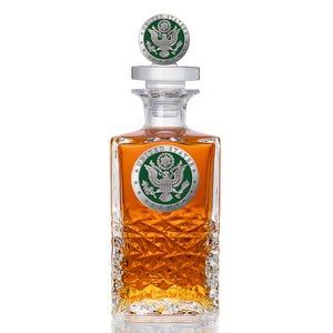 Army Heritage Decanter with 3D Top