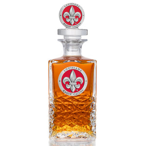 The University of Louisiana At Lafayette Heritage Decanter with 3D Top