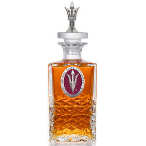 Arizona State University Pitch Fork Logo Heritage Decanter with 3D Top