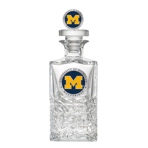 University of Michigan Heritage Decanter with 3D Top