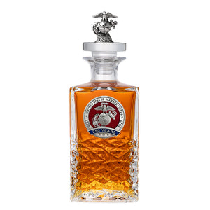 250th Anniversary Marine Corps Heritage Decanter with 3D Top