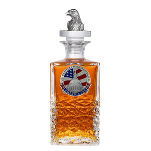 America's 250th Anniversary Capitol Dome Heritage Decanter with 3D Top - Heritage Metalworks, Inc.