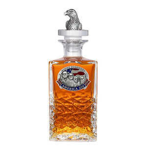 America's 250th Anniversary Mount Rushmore Heritage Decanter with 3D Top - Heritage Metalworks, Inc.