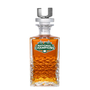2025-26 Miami Hurricanes National Champ  Heritage Decanter with 3D Top