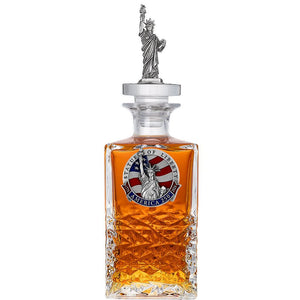 America's 250th Anniversary Statue of Liberty Heritage Decanter with 3D Top - Heritage Metalworks, Inc.