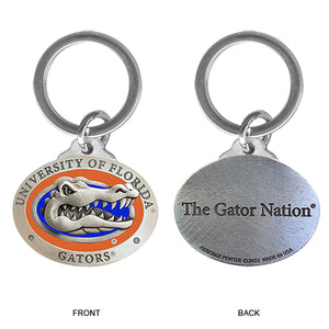 University of Florida Keychain w/ Backtext