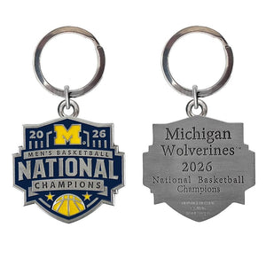 2026 Michigan Basketball Championship Keychain - Heritage Metalworks, Inc.