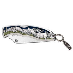 Elk Yellowstone National Park Knife