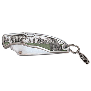 Grizzly Bear Yellowstone National Park Knife