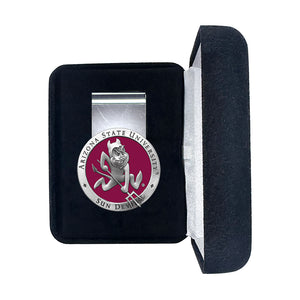 Arizona State University Sparky Logo Money Clip