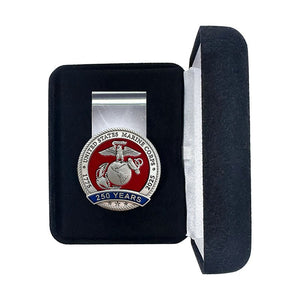 250th Anniversary Marine Corps Money Clip - Heritage Metalworks, Inc.