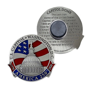 America's 250th Anniversary Capitol Dome Magnet - Heritage Metalworks, Inc.