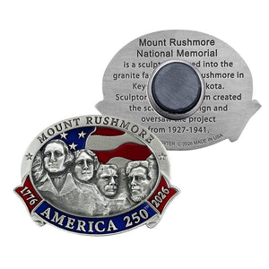 America's 250th Anniversary Mount Rushmore Magnet - Heritage Metalworks, Inc.