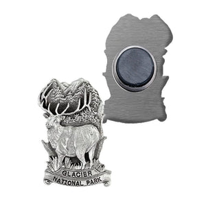 Elk Glacier National Park Magnet - Heritage Metalworks, Inc.