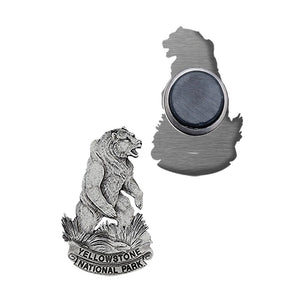 Grizzly Bear Yellowstone National Park Magnet - Heritage Metalworks, Inc.