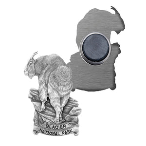 Mountain Goat Glacier National Park Magnet - Heritage Metalworks, Inc.