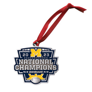 2023 Michigan Football Championship Ornament