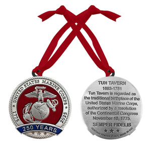 250th Anniversary Marine Corps Ornament