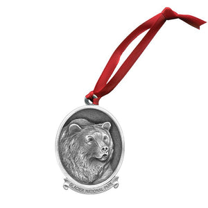 Grizzly Bear Glacier National Park Ornament - Heritage Metalworks, Inc.