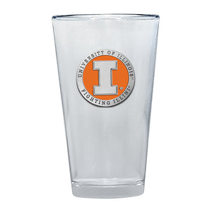 University of Illinois Pint Glass