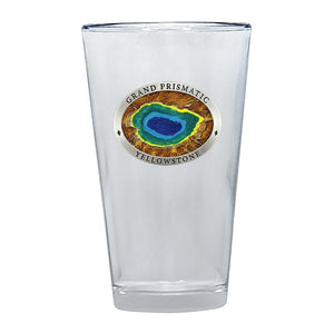 Grand Prismatic Yellowstone Pint Glass - Heritage Metalworks, Inc.