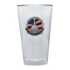 America's 250th Anniversary Capitol Dome Pint Glass, 16 oz - Heritage Metalworks, Inc.