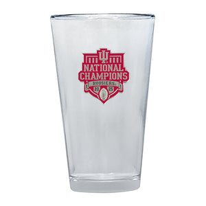 2025 - 26 Indiana National Champ Pint Glass - Heritage Metalworks, Inc.