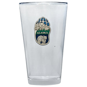 Bear Paw Alaska Pint Glass
