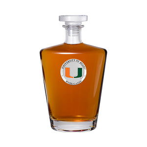 University of Miami Royal Decanter