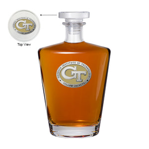 Georgia Tech GT Logo Royal Decanter