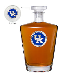 University of Kentucky UK Logo Royal Decanter