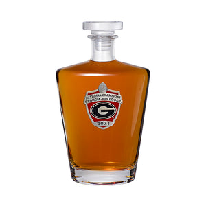 2021 Georgia Football Championship Royal Decanter