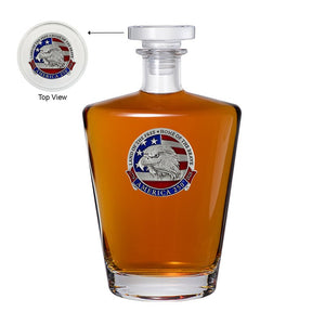 America's 250th Anniversary Eagle Head with Flag Royal Decanter - Heritage Metalworks, Inc.