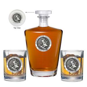 Florida State University Seminoles Royal Decanter with 2 Glasses