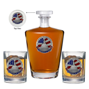 America's 250th Anniversary Capitol Dome Royal Decanter with 2 Glasses - Heritage Metalworks, Inc.