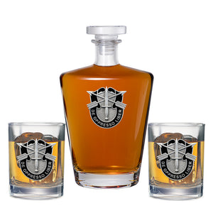 Special Forces Royal Decanter with 2 Glasses
